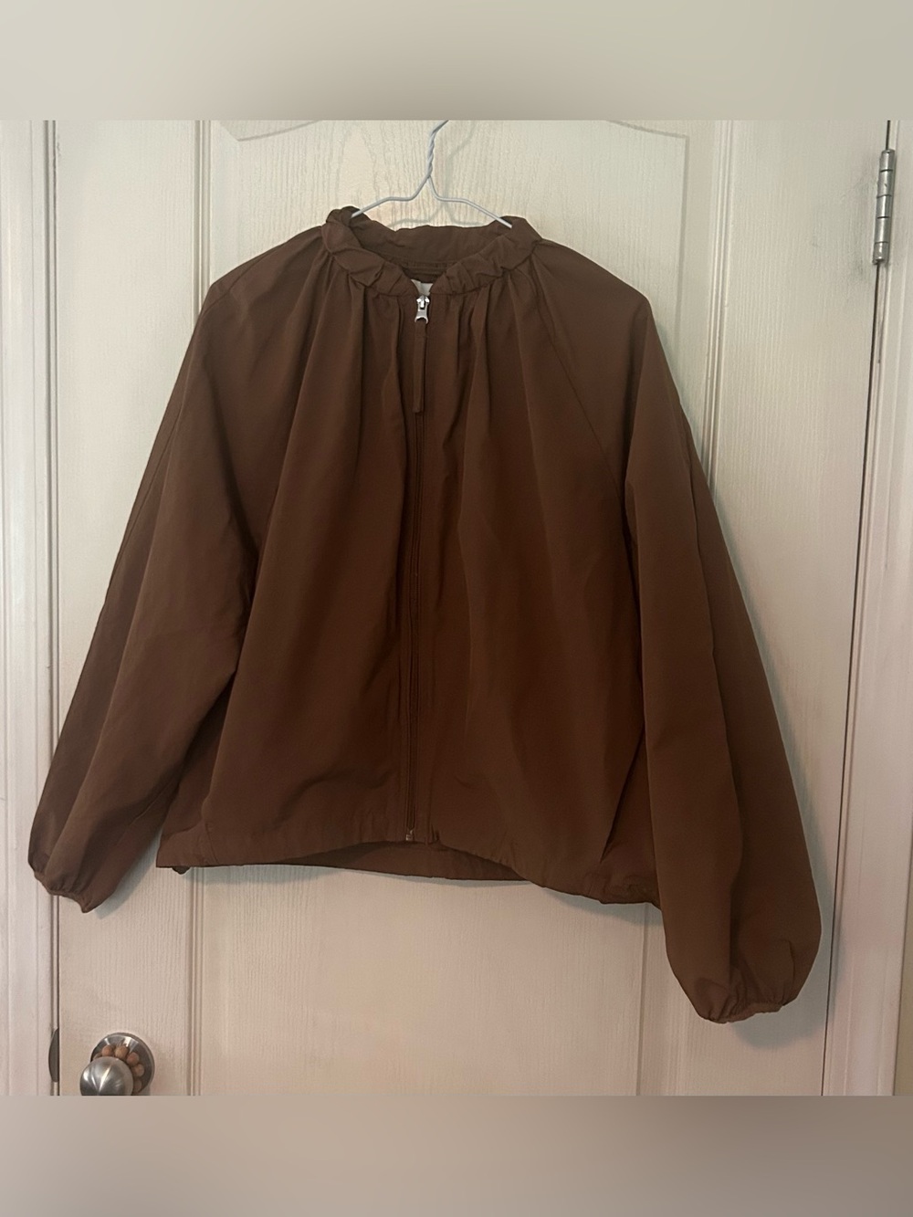 H&M Brown Women's Zip-Front Jacket